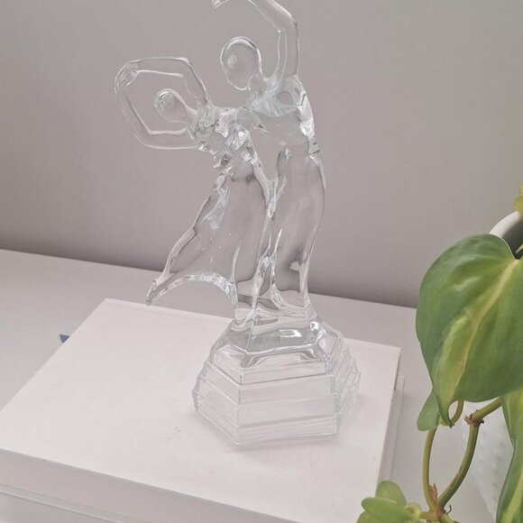Vintage Crystal Ballerina Figurine: RCR Royal Crystal Rock ballet dancer statue - Picture 4 of 4
